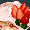 ふか谷's cooksnap of when they made 水切りヨーグルト☆イチゴケーキ.