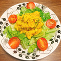 kagety's cooksnap of when they made 簡単♡かぼちゃとベーコンのこく旨サラダ.