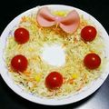 ＊なぁ＊'s cooksnap of when they made クリスマスにピッタリ☆リースサラダ.