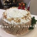 papikun's cooksnap of when they made クリスマス☆切り株ケーキ.