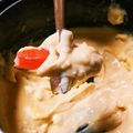 ﾍﾞｼﾞ子♣'s cooksnap of when they made ☺子供も食べやすい簡単チーズフォンデュ☺.