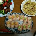 はなまる☆ママ's cooksnap of when they made クリスマスやおせちに☆簡単生ハム一口寿司.
