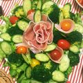 なるちゃんん's cooksnap of when they made クリスマス☆カラフル可愛ぃリースサラダ♡.