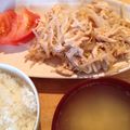 swisskiss's cooksnap of when they made もやしと鶏ささみの味噌バンバンジー.