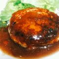 腹ぺこふじ's cooksnap of when they made きのことネギのみぞれあんかけハンバーグ.