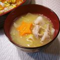 runa10's cooksnap of when they made とん汁風白菜のお味噌汁。.