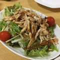にこにこジャッキー's cooksnap of when they made 梅ドレで食べるササミと野菜のサラダ.