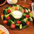 ʕ•ᴥ•ʔmin's cooksnap of when they made クリスマスに☆簡単リースサラダ.