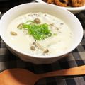 たまにゃんときよみ's cooksnap of when they made レンジで簡単♪豆腐としめじの豆乳鍋仕立て.