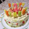 ringer193's cooksnap of when they made 祝1歳☆赤ちゃんケーキ（豆腐クリーム）.