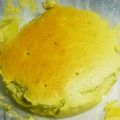 早紀のキッチン's cooksnap of when they made チーズケーキ 簡単 スフレ抹茶.