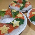 クックC4MZB8☆'s cooksnap of when they made サーモンの親子リース寿司(*^。^*).