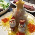 ☆莉奈ママ☆'s cooksnap of when they made キャラ弁＊簡単♪クリスマスうずらサンタ.