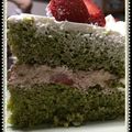 taoko125's cooksnap of when they made クリスマスカラー抹茶ショートケーキ.