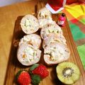 komutatata's cooksnap of when they made スタッフドバゲット☆アボカドハムサラダ☆.