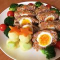 mikino♪'s cooksnap of when they made 混ぜて焼くだけミートローフ.