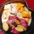 yesmama's cooksnap of when they made さつま芋と高野豆腐の酒粕煮♪.