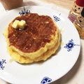 Mrs♡49's cooksnap of when they made ふんわり分厚いホットケーキ♪.