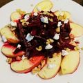 Meguminomy's cooksnap of when they made ビーツと林檎、ブルーチーズのサラダ.