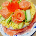 クックL74EMD☆'s cooksnap of when they made 簡単おもてなし♡海鮮ちらし寿司ケーキ.