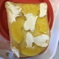 ＊なみへい＊'s cooksnap of when they made パイナップルとクリームチーズのトースト.