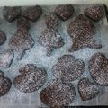 もちっこ橙色's cooksnap of when they made 卵 牛乳 バター 不使用 ココアクッキー.