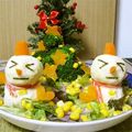 ふれんでぃあ's cooksnap of when they made クリスマス★雪だるまサラダ.