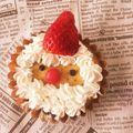 ☆オレンジバード☆'s cooksnap of when they made クリスマスに☆サンタさんのカップケーキ.