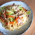 na2ki0822's cooksnap of when they made キャベツ・しめじ・豚肉で☆和風焼きパスタ.