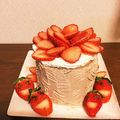 conte19's cooksnap of when they made クリスマス☆切り株ケーキ.