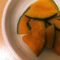 ＊にょにょん＊'s cooksnap of when they made かぼちゃ塩麹和え.
