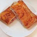 ☆そい☆'s cooksnap of when they made 簡単くりぬきトースト.