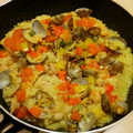 あひるマル's cooksnap of when they made 我が家の簡単！パエリア☆.