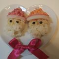 はやんせ's cooksnap of when they made クリスマスメニューにぴったり～サンタ寿司.