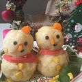 くれよんpan's cooksnap of when they made クリスマス★雪だるまサラダ.