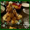 たれ組's cooksnap of when they made 子どもとクリスマス！ミニクロカンブッシュ.