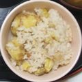 あくあ☆ぶるー's cooksnap of when they made 栗チャン入りご飯.