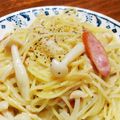 うさぎや炊事堂。's cooksnap of when they made トリュフソースで簡単☆ワンポットパスタ。.