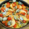 meronaisu's cooksnap of when they made 【ワインに合う】アサリde簡単パエリア.