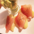 もんすてらー's cooksnap of when they made 梨と生ハムの前菜.