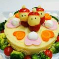 ここねねママ's cooksnap of when they made クリスマス♡ポテトサラダケーキ♡.