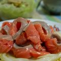 ぱんだたん's cooksnap of when they made さっぱり☆サーモンマリネ.