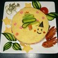kskmama☆'s cooksnap of when they made クリスマスツリー☆ちらし寿司.