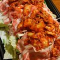 はっちえもん's cooksnap of when they made 野菜と豚キムチのホットプレート蒸し鍋.