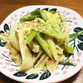 YUKIKI☆'s cooksnap of when they made 簡単！長ネギたっぷり☆マヨ醤油胡麻和え.