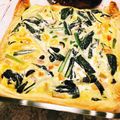 keinokuma's cooksnap of when they made 簡単*ほうれん草とベーコンのキッシュ.