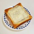 シビシビさん's cooksnap of when they made オリーブ香る葫しらすチーズトースト♪.