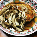 リリーバレー's cooksnap of when they made 和風きのこあん♡ふわとろ蓮根鶏肉バーグ.