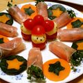 oninopantu's cooksnap of when they made おつまみに♪クリームチーズの生ハム巻き.