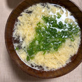 クックDRZBKV☆'s cooksnap of when they made 鶏もも･鶏むねの蒸し鶏の旨みで！卵スープ.